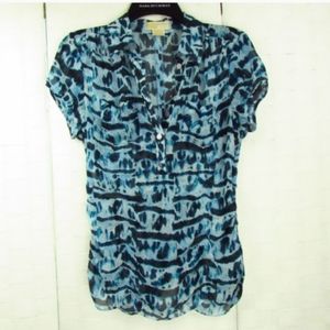 MICHAEL KORS Tie Dye Ruched Top 6